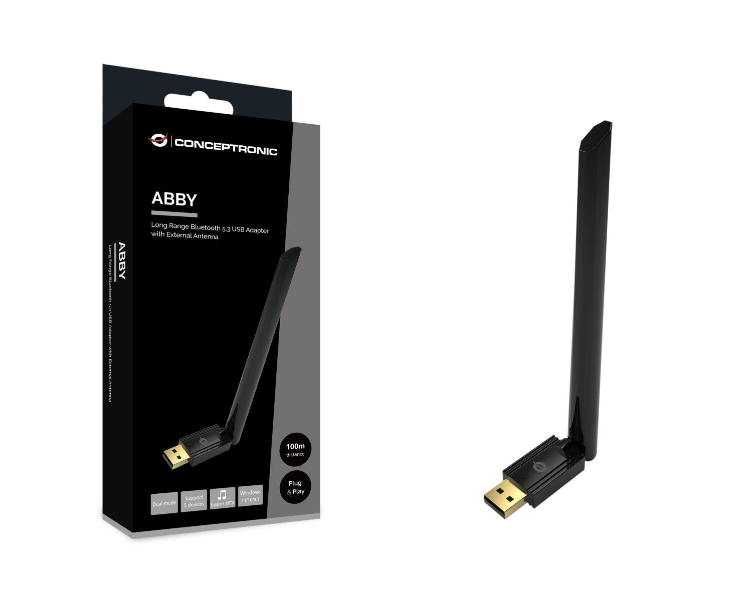 Conceptronic ABBY17B scheda di rete e adattatore Interno Bluetooth 3 Mbit/s