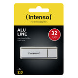 Intenso Alu Line unità flash USB 32 GB USB tipo A 2.0 Argento
