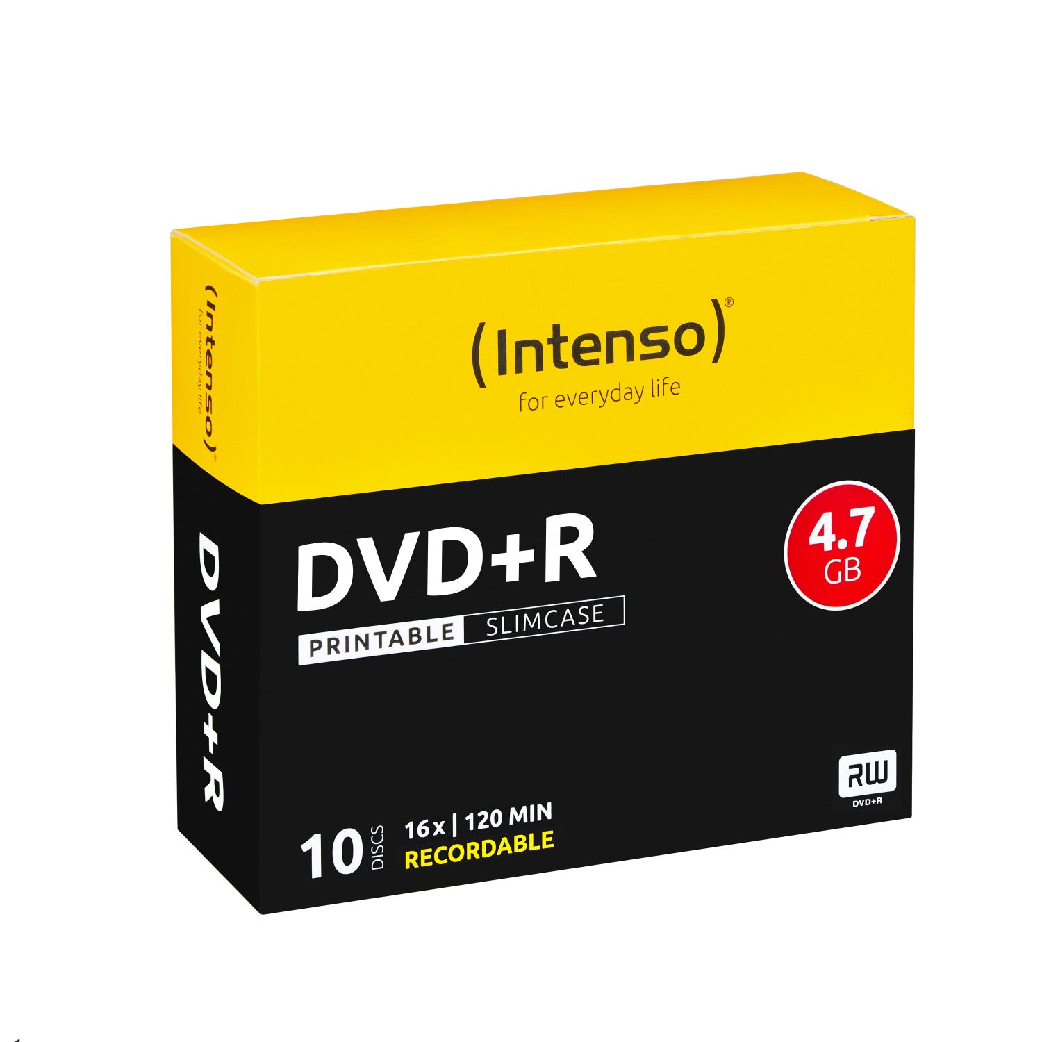 Intenso DVD R 4.7GB, Printable, 16x 4,7 GB 10 pz