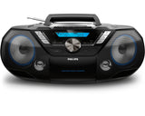 Philips AZB798T/12 impianto stereo portatile Analogico e digitale 12 W DAB, DAB , FM Nero Riproduzione MP3