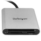 StarTech.com FCREADU3C lettore di schede USB 3.2 Gen 1 (3.1 Gen 1) Type-C Nero, Argento