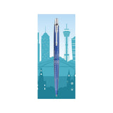 Parker 2198196 Penna a sfera retrattile a clip Medio 1 pz Blu