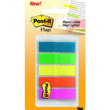 Post-It Index Mini Segnapagina Removibili Full Color Con Dispenser Fluo Assortiti 100 Pz 11,9 X 43,2 Mm