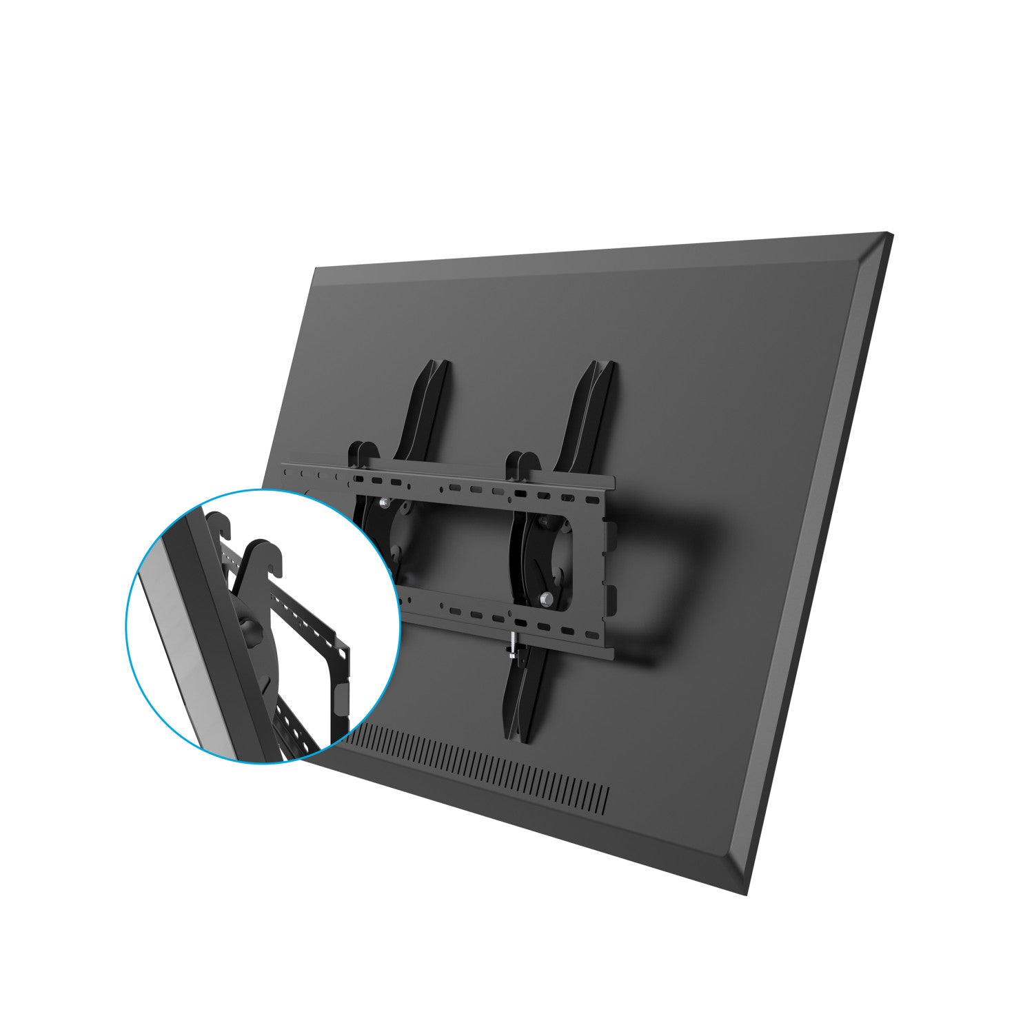 StarTech.com FLATPNLWALL Supporto TV a parete 190,5 cm (75") Nero
