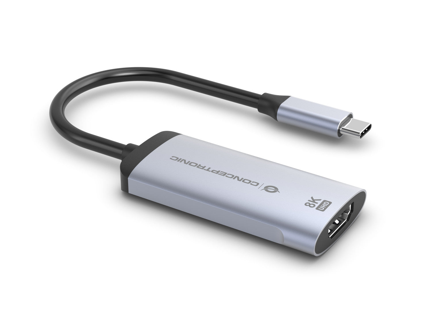 Conceptronic ABBY23G adattatore grafico USB 7680 x 4320 Pixel Argento