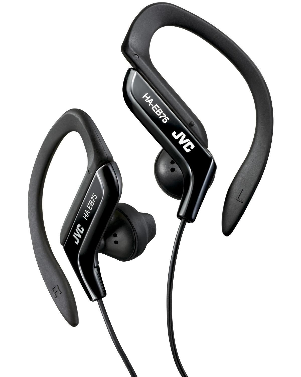 JVC 170818 Cuffie HA EB75 con Aggancio e Connettore 3 5 mm Nero
