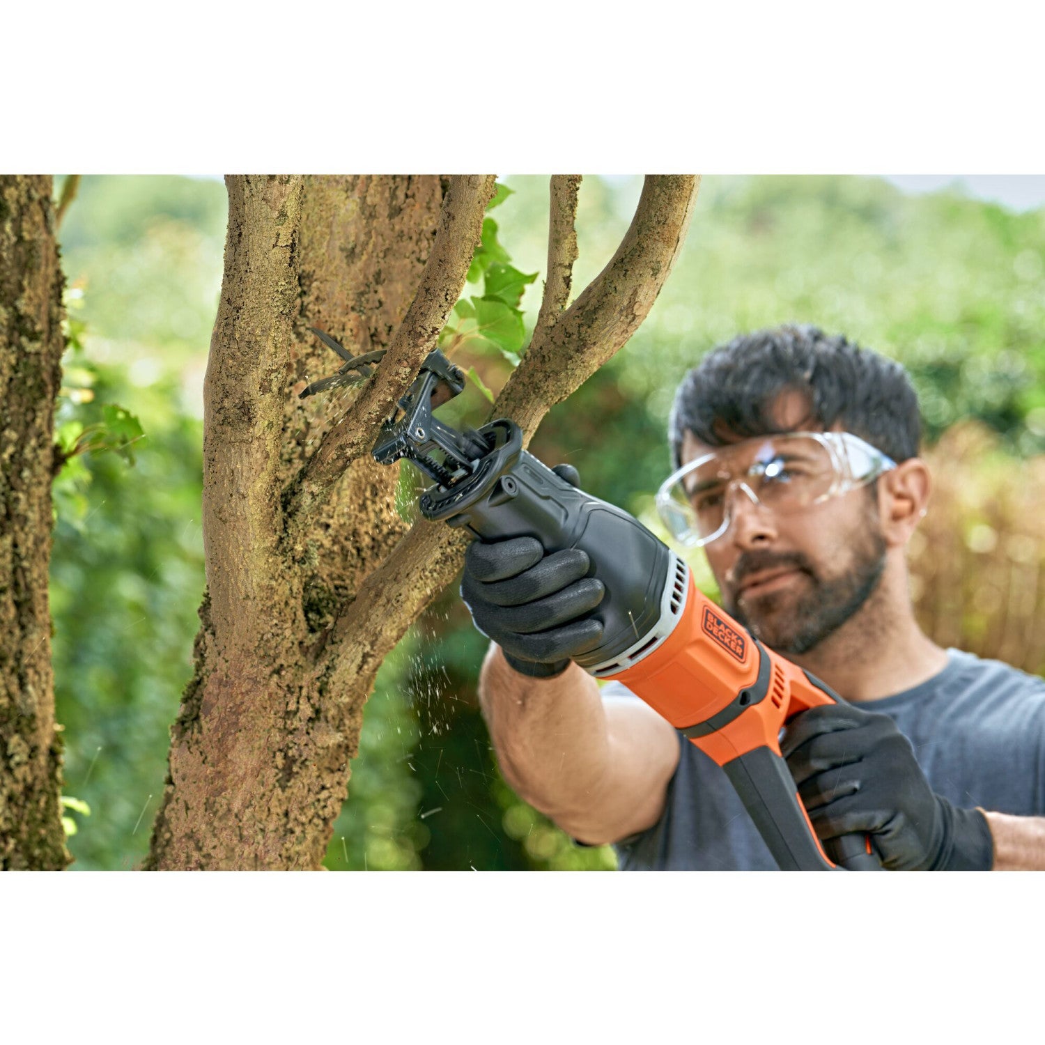 Black e Decker BES301-QS Sega alternativa 2800 spm 750 W Nero Arancione