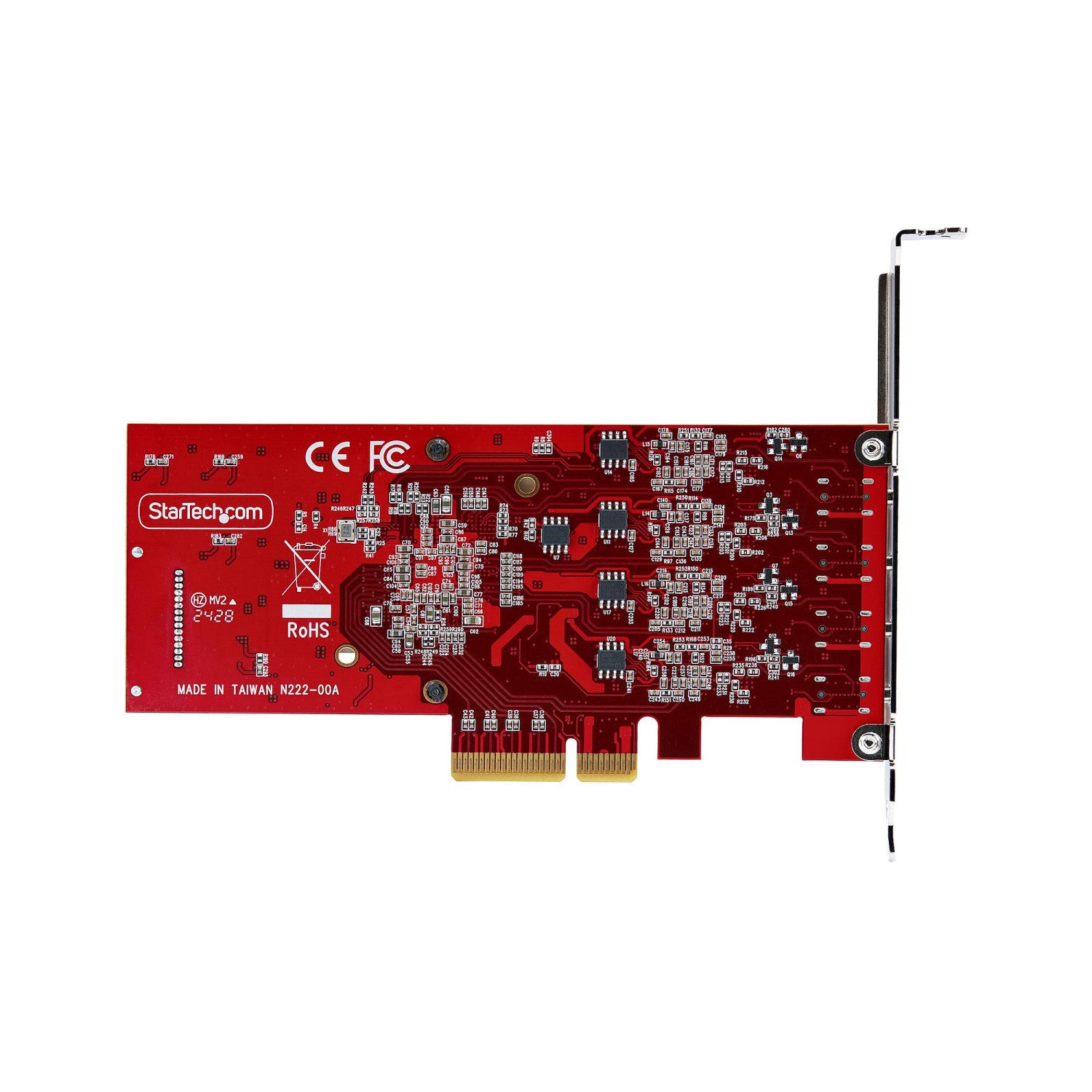 StarTech.com Scheda PCIe USB-C a 4 Porte, USB 3.2 10Gbps, Scheda di Espansione PCI Express USB Type-C con 4 Controller USB Indipendenti, Windows/Linux/macOS, TAA