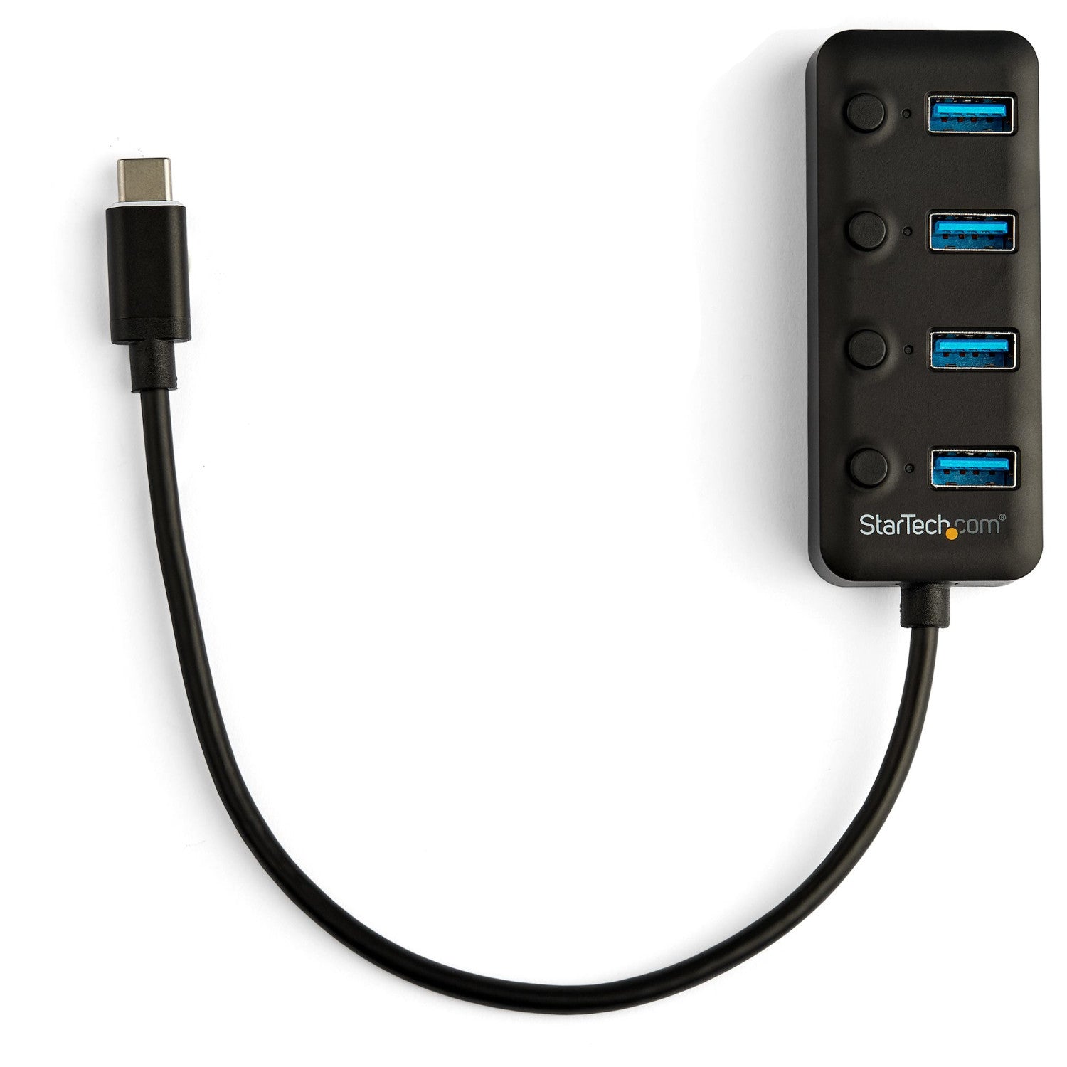 StarTech.com HB30C4AIB hub di interfaccia USB 3.2 Gen 1 (3.1 Gen 1) Type-C 5000 Mbit/s Nero