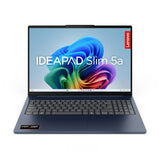 Lenovo IdeaPad Notebook Slim 5 Display 16.0'' WUXGA (1920x1200) Processore AMD RYZEN AI 7 445 Memoria RAM 16GB Memoria SSD 512GB Scheda grafica Integrata Sistema Operativo Windows 11 Home COSMIC_BLUE Caricatore NON incluso