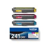 Brother TN-241CMY cartuccia toner 3 pz Originale Ciano, Magenta, Giallo