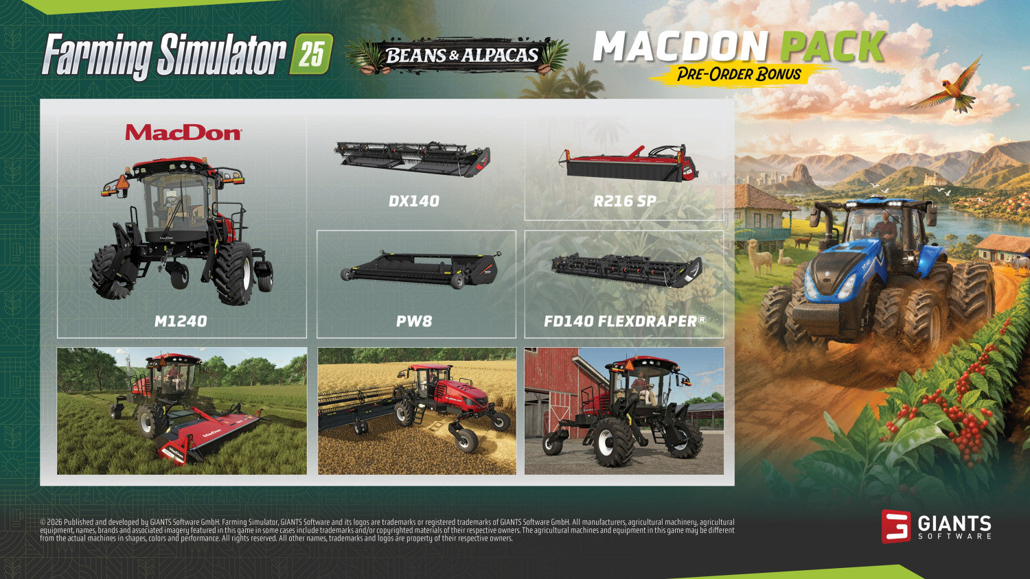 Giants Software Farming Simulator 25: Beans Alpacas Edition Standard PlayStation 5