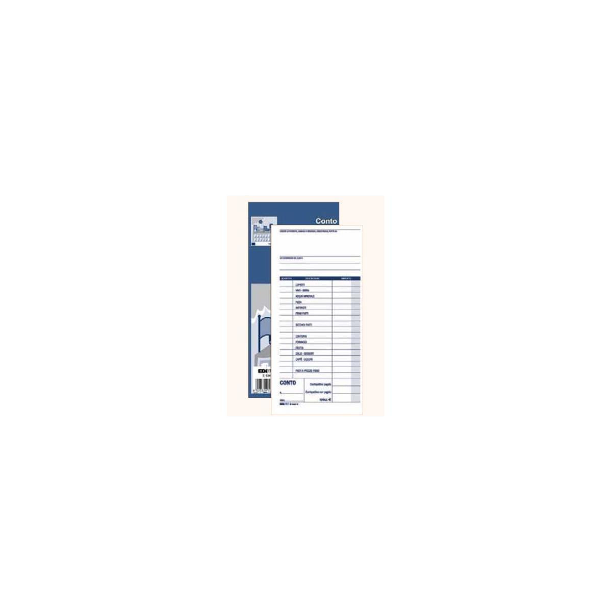Edipro E5343N modulo e libro contabile 100 pagine