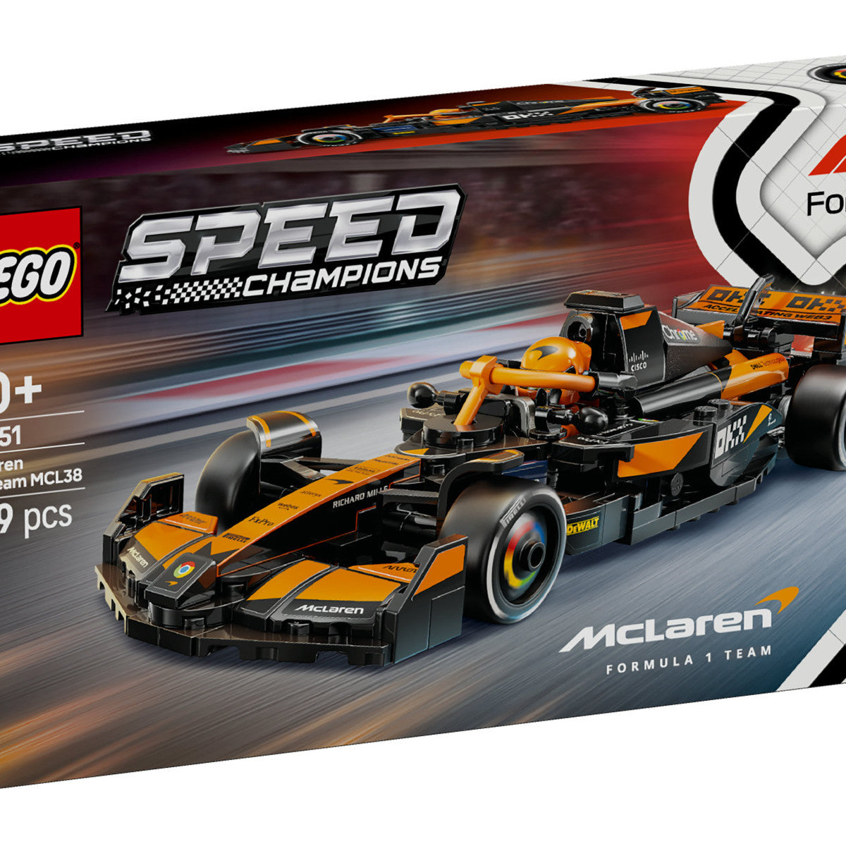 LEGO Speed Champions Auto da Corsa McLaren F1 Team MCL38 Set 77251 269 Pezzi