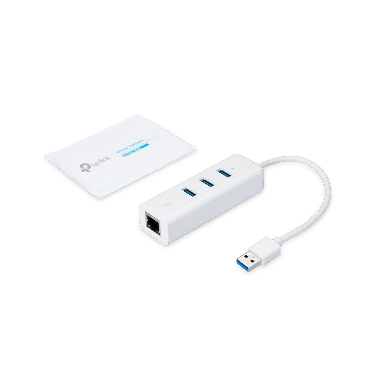 TP-Link UE330 replicatore di porte e docking station per laptop Cablato USB 3.2 Gen 1 (3.1 Gen 1) Type-A Bianco