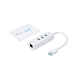 TP-Link UE330 replicatore di porte e docking station per laptop Cablato USB 3.2 Gen 1 (3.1 Gen 1) Type-A Bianco