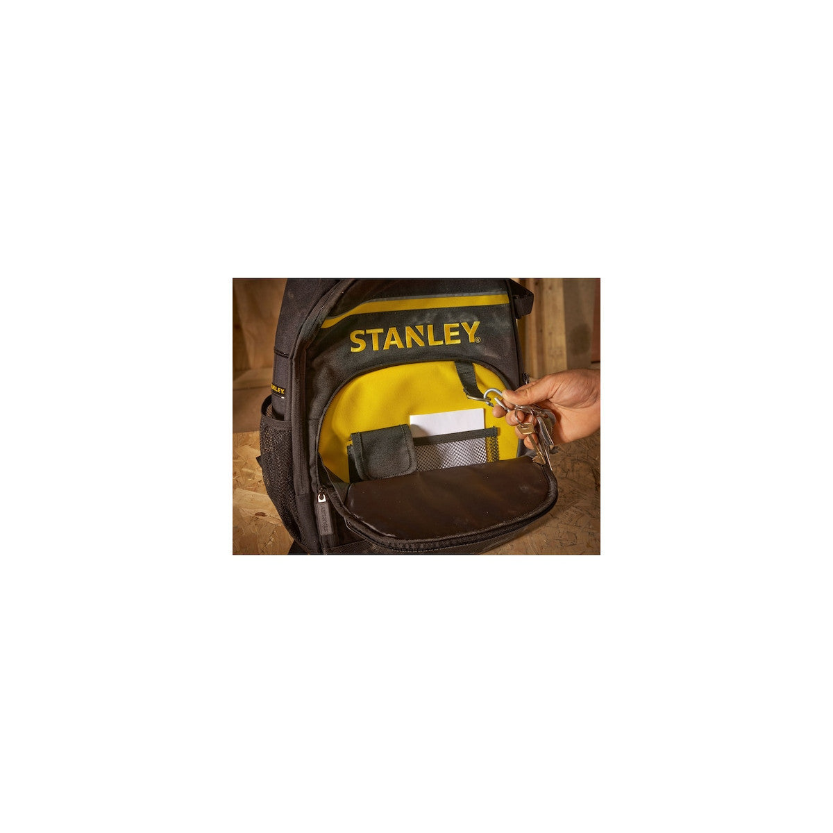Stanley STST1-72335 zaino Nero, Giallo Nylon