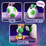 Super Mario Galaxy Il Film, Hatchin' Yoshi, Uovo e Personaggio Giocattolo Interattivo con Suoni, Action Figure Super Mario, Batterie Incluse, per Bambini 4 Anni
