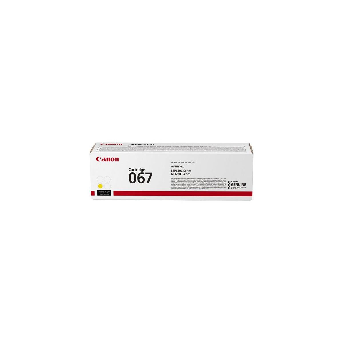 Canon 067 cartuccia toner 1 pz Originale Giallo