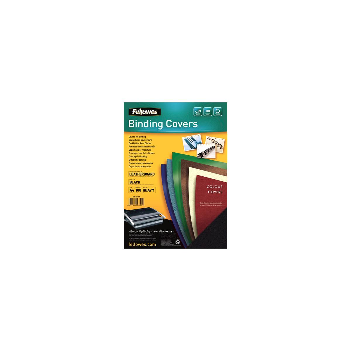 Fellowes Delta A4 Carta Nero 100 pz