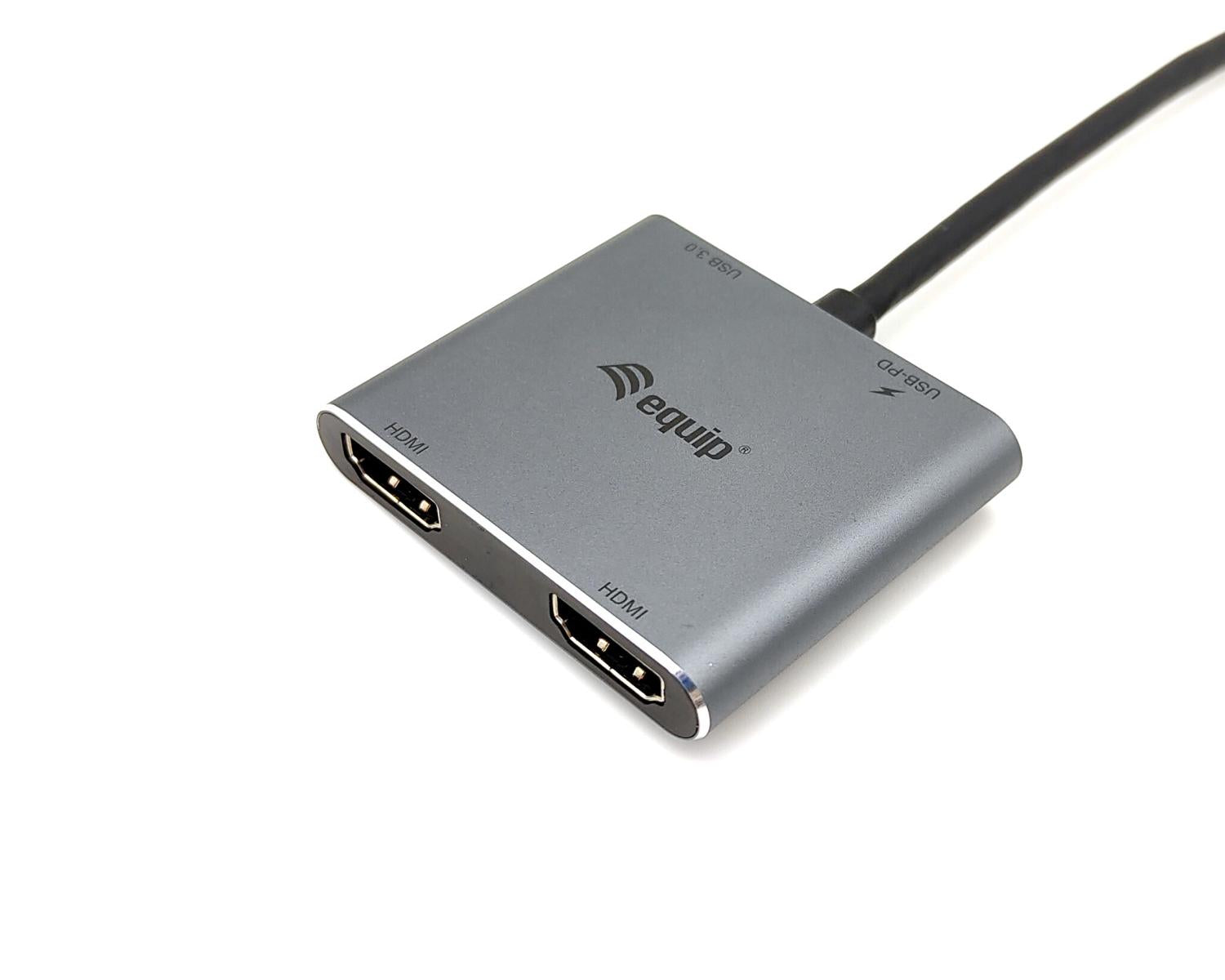 Equip 133484 replicatore di porte e docking station per laptop USB 3.2 Gen 1 (3.1 Gen 1) Type-C Argento