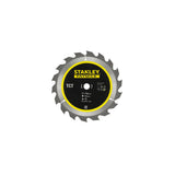 Stanley Lama Per Sega Circolare Sta15370 190 Mm Foro 16 Mm 18 Denti Riaffilabili Tct/Hm