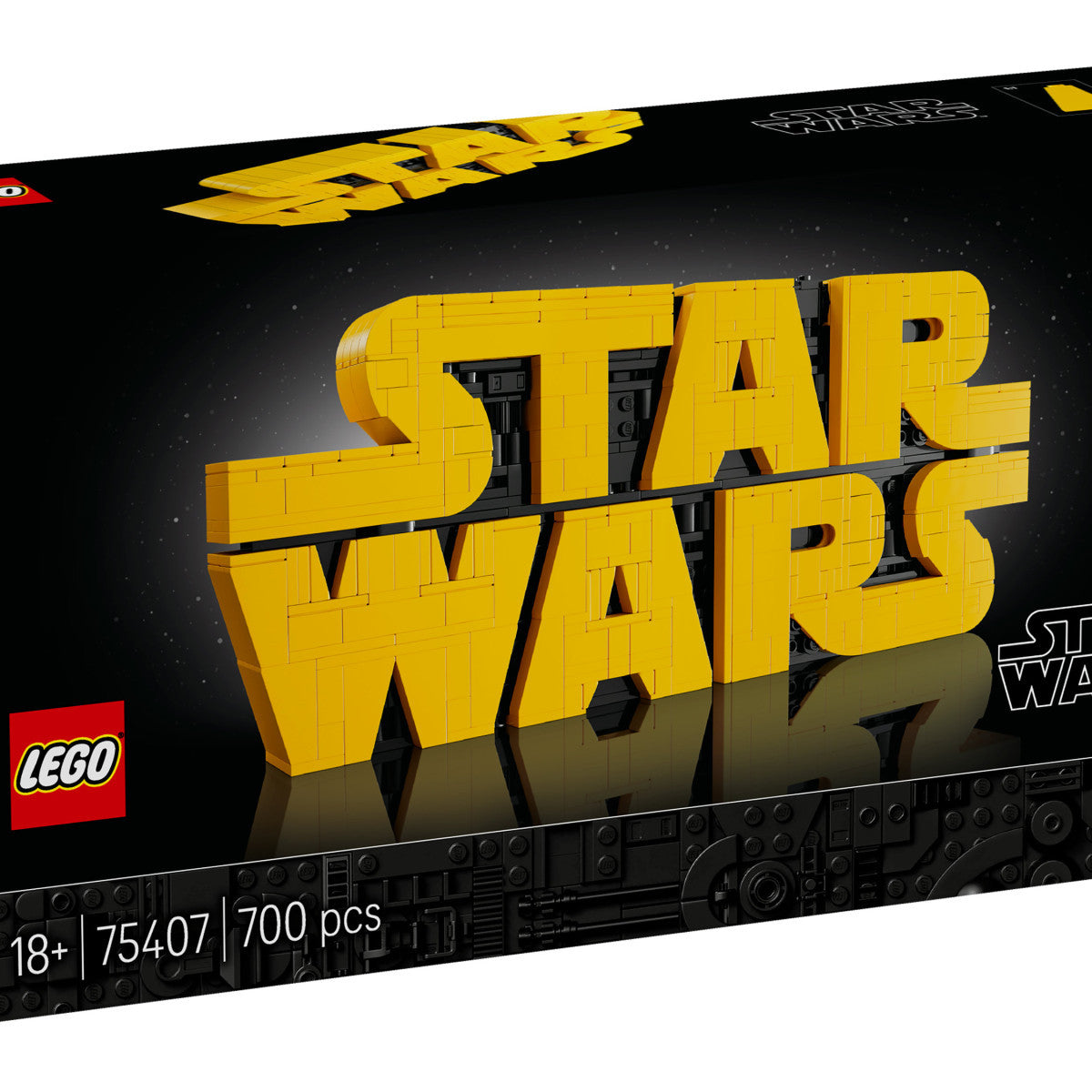 LEGO Star Wars Logo in Mattoncini 75407 Set Costruzione 700 Pezzi Adulti