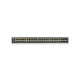Zyxel GS1920-48HPV2 Gestito Gigabit Ethernet (10/100/1000) Supporto Power over Ethernet (PoE) Nero