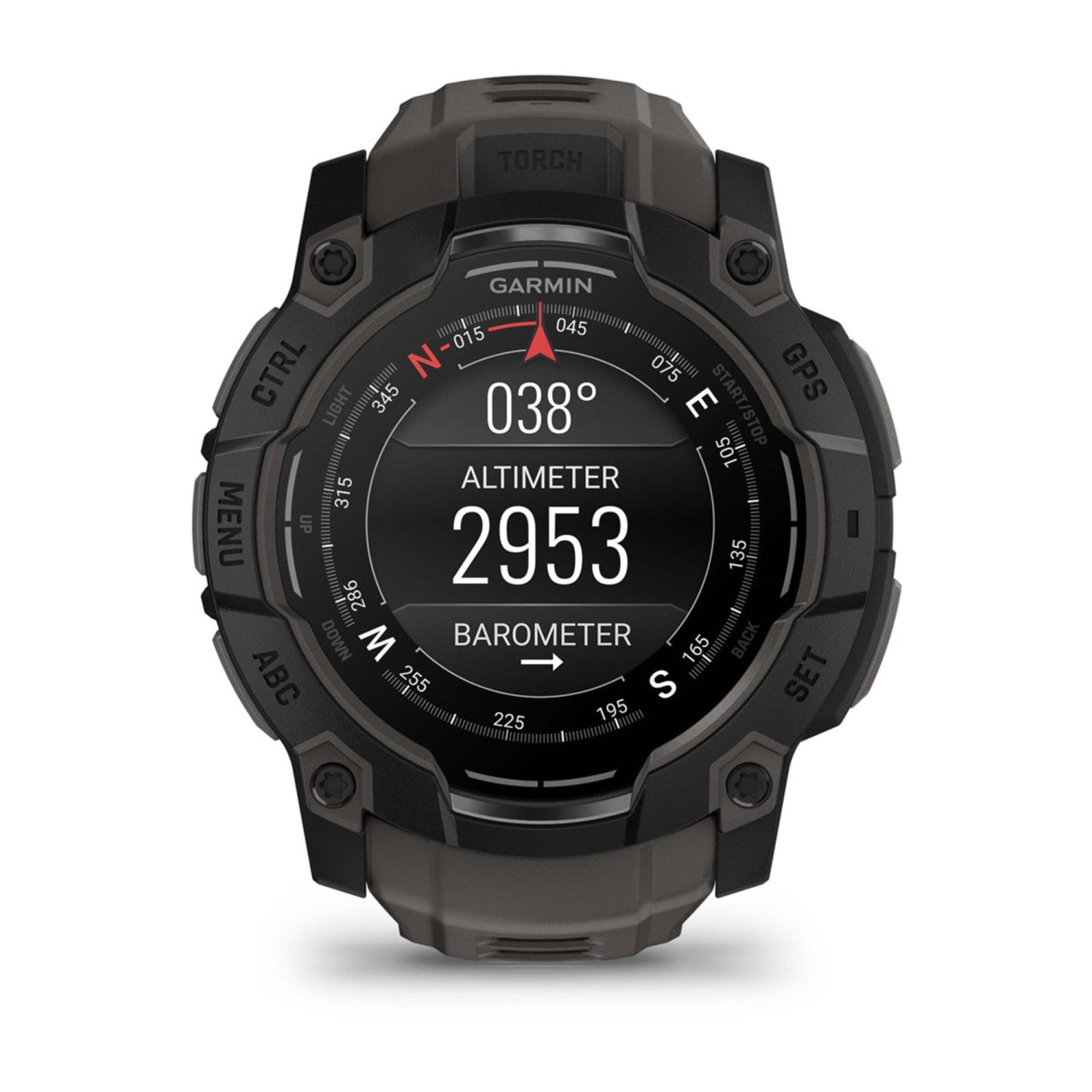 Garmin Instinct 3 AMOLED 3,3 cm (1.3 pollici) 50 mm Digitale 416 x 416 Pixel Touch screen Nero GPS (satellitare)