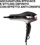 Imetec Bellissima P7 3200 Asciugacapelli Professionale Phon 2100 W Tecnologia a Ioni 2 velocita' 3 Temperature Nero Rosa