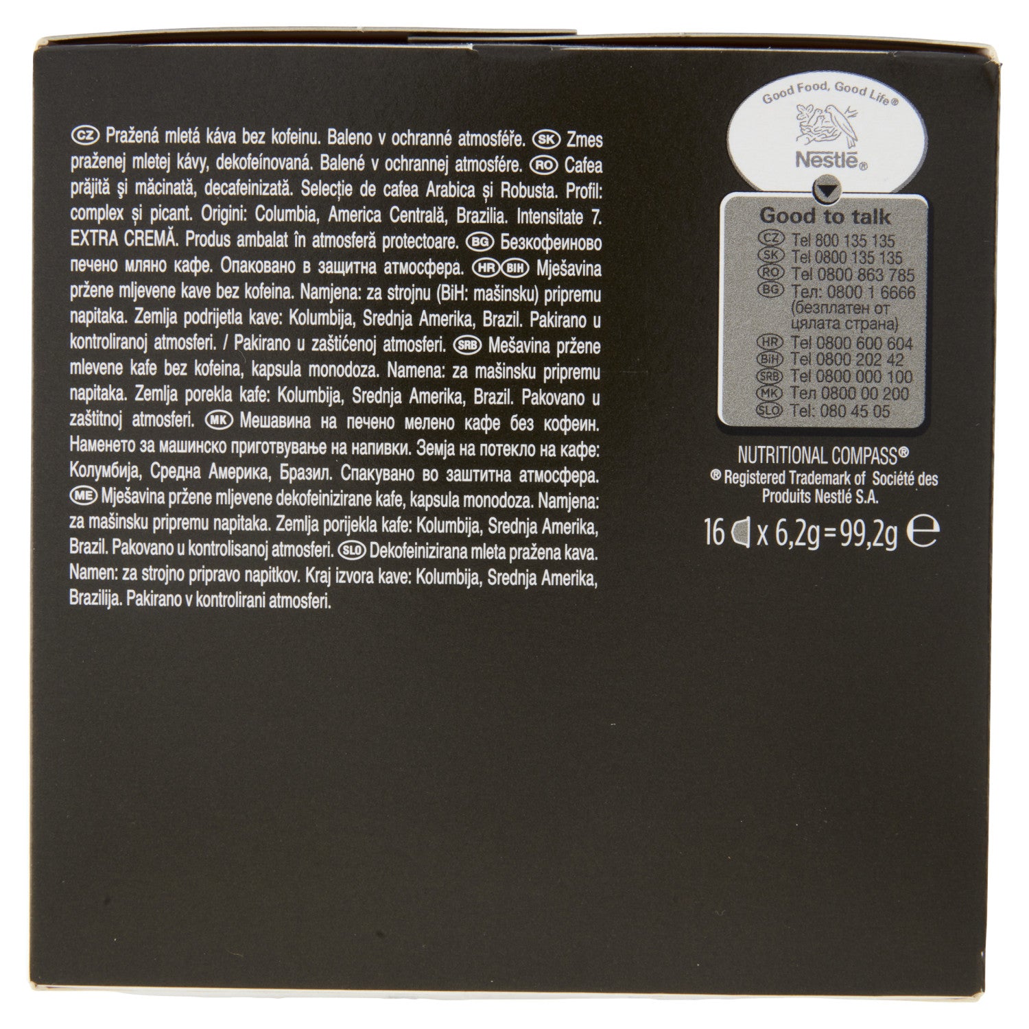 Nescafé Dolce Gusto Caffè Espresso Intenso Decaffeinato 16 Capsule