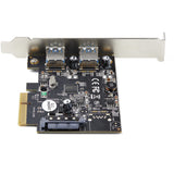 StarTech.com Scheda PCIe USB 3.1 a 2 porte - Scheda di espansione PCI Express USB 3.2 Gen 2 Type-A 10Gbps - Adattatore da PCI express a USB - Profilo completo/basso - Windows e Linux