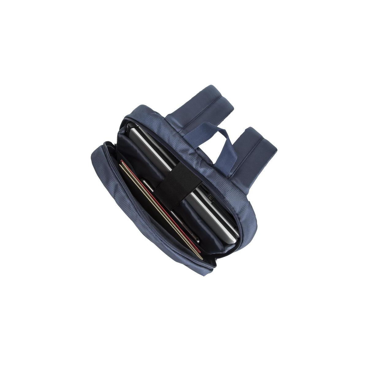 Rivacase 8065 zaino Nero, Blu Poliestere