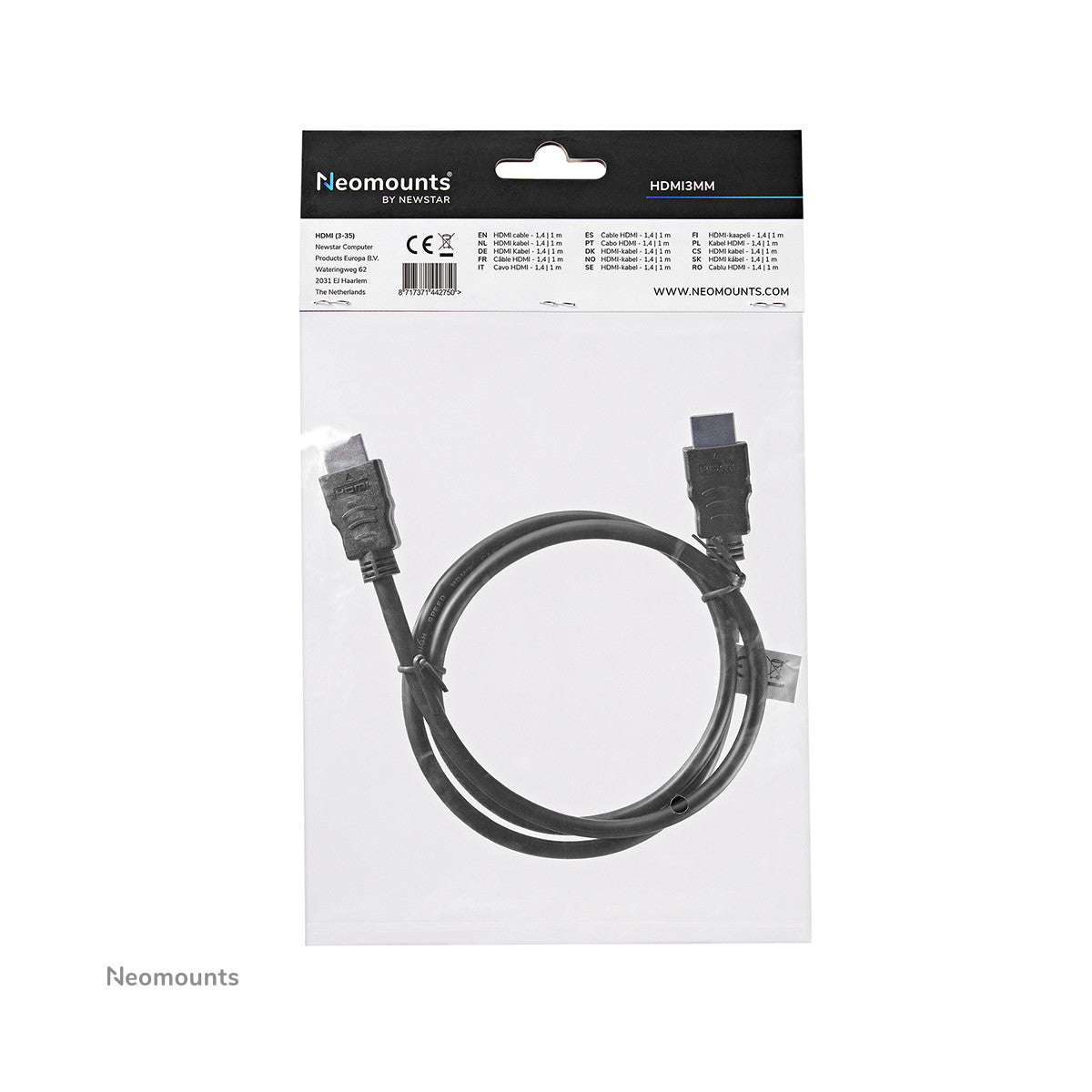 Neomounts HDMI3MM Cavo HDMI - 1 metri