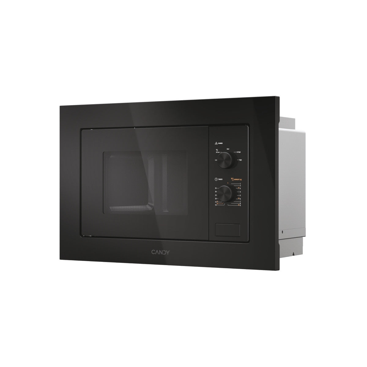 Candy CA38FMW8NB Nero Solo microonde Da incasso 17 L Nero