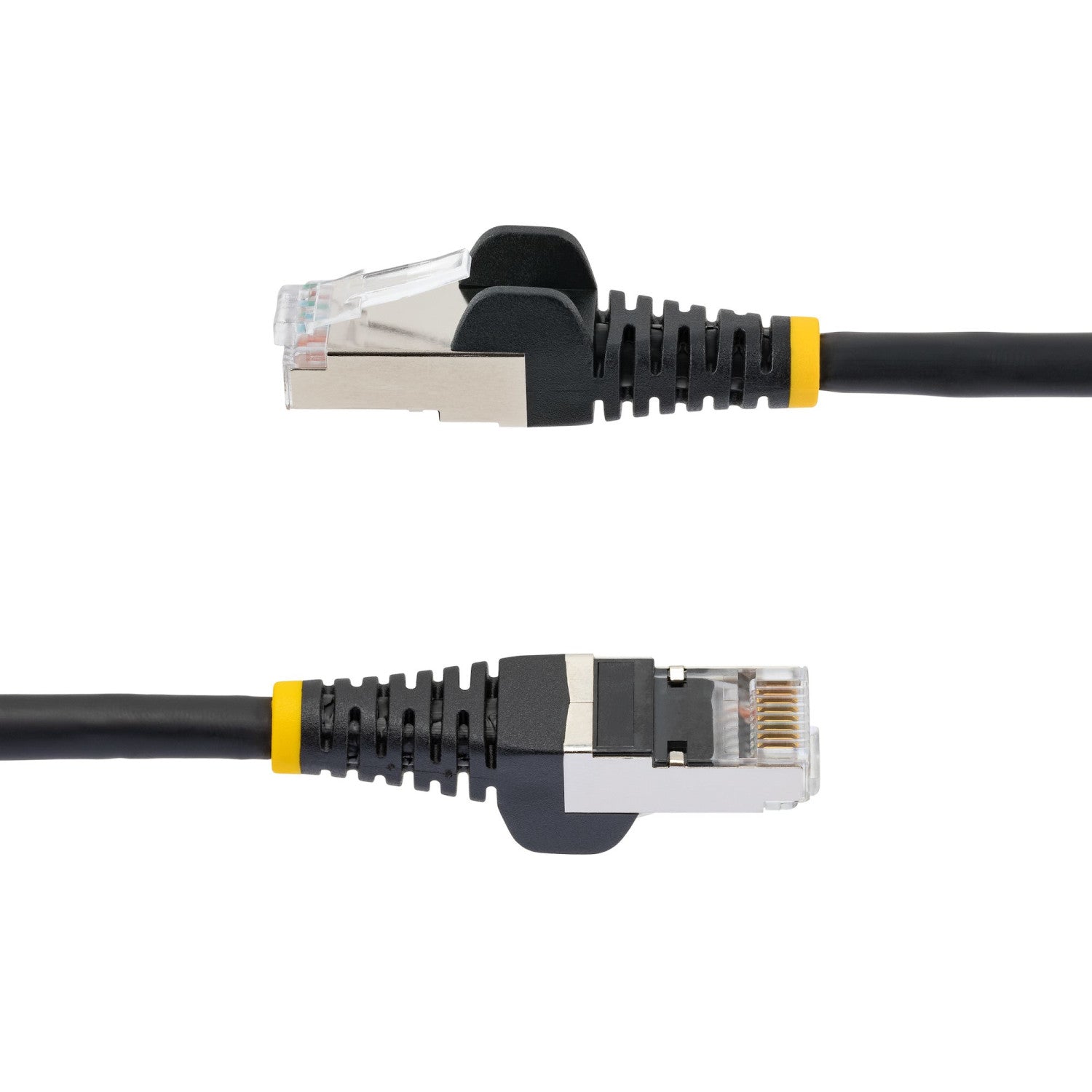 StarTech.com Cavo Ethernet CAT 6a - 1,5m - Nero - Cavo di rete LAN Low Smoke Zero Halogen (LSZH) - 10GbE 500MHz 100W PoE - Filo/Cavo patch schermato S/FTP con spinotto RJ45 antigroviglio e rilievi di trazione
