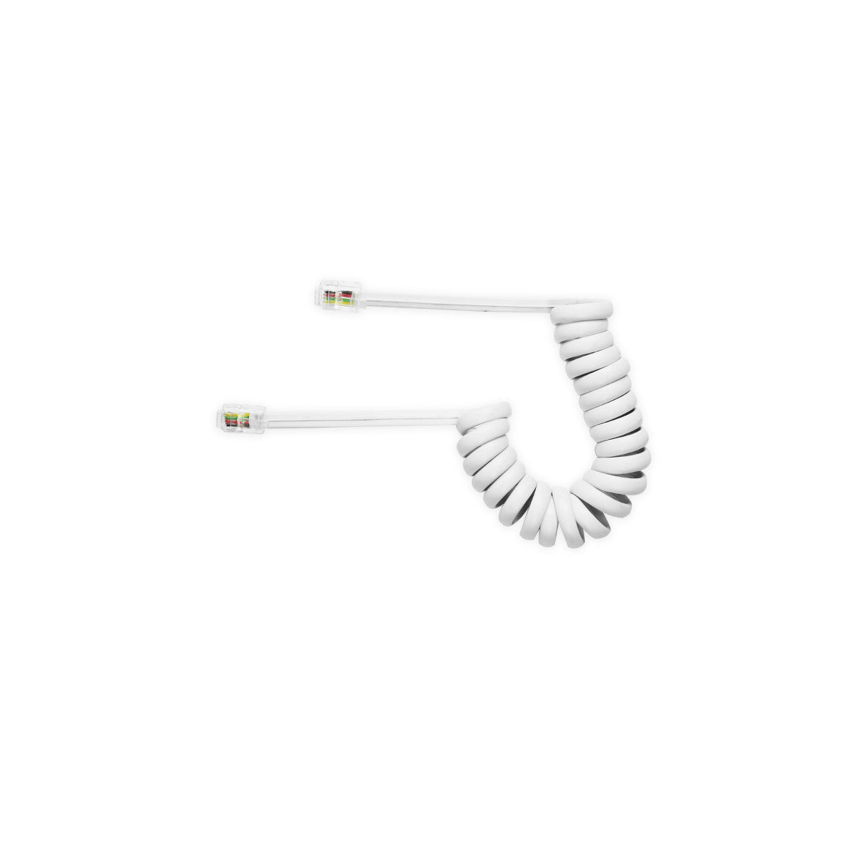 Ekon ECTEFIXCABFLEX10 cavo telefonico 1 m Bianco