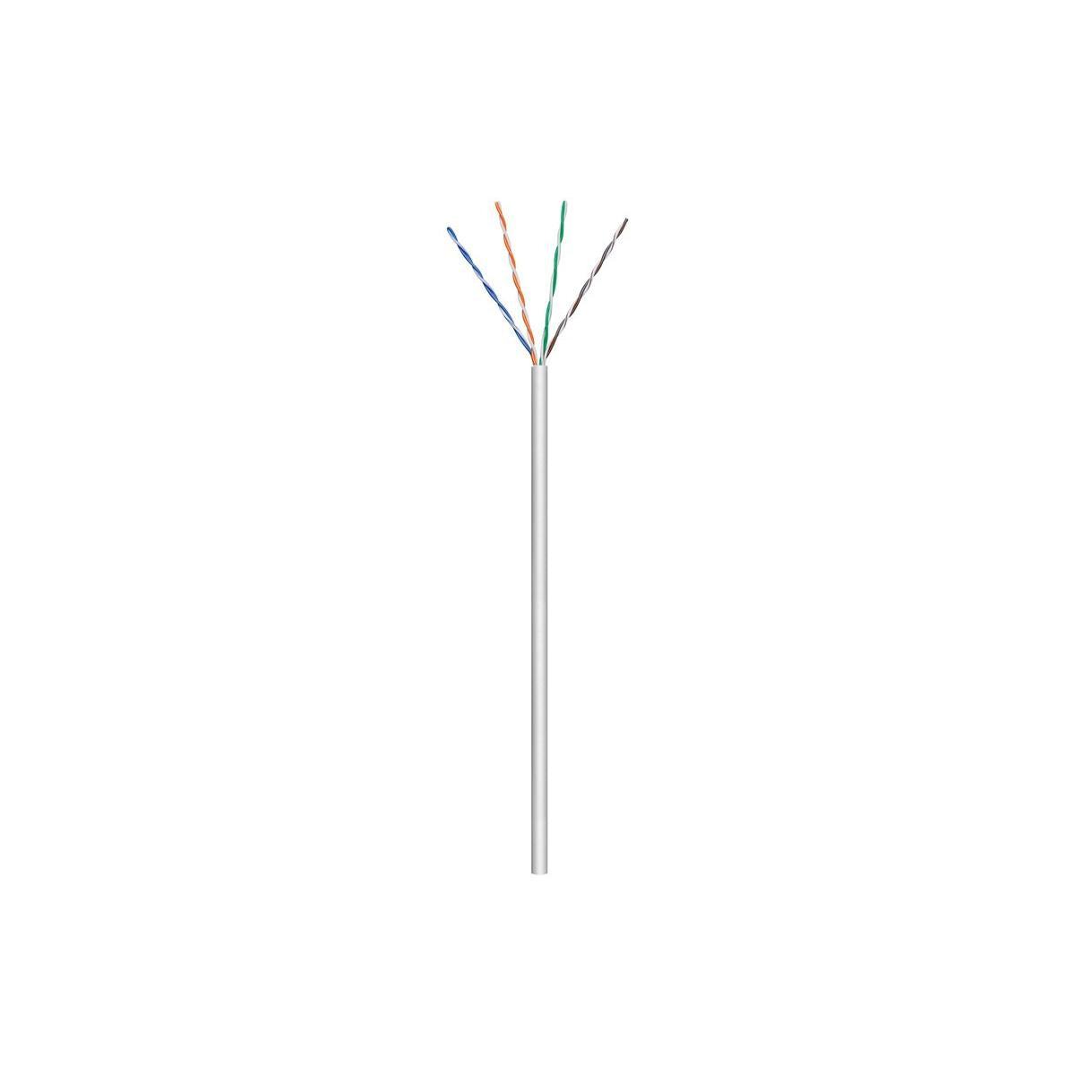 Goobay 68707 cavo di rete Grigio 100 m Cat5e U/UTP (UTP)