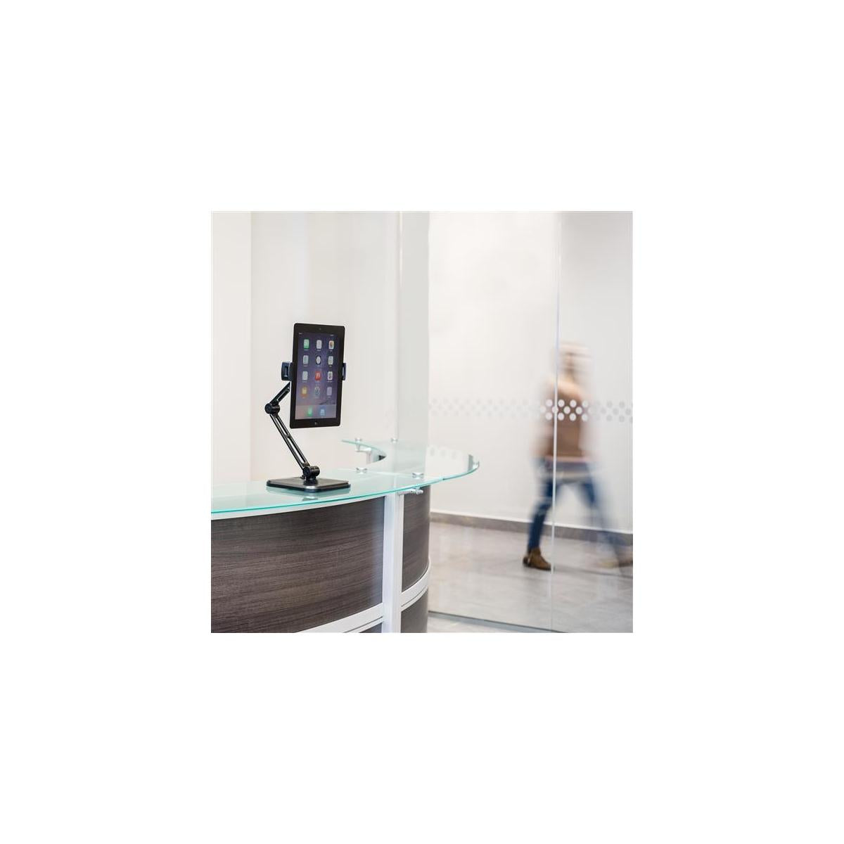 StarTech.com ARMTBLTDT supporto per personal communication Supporto attivo Tablet/UMPC Nero