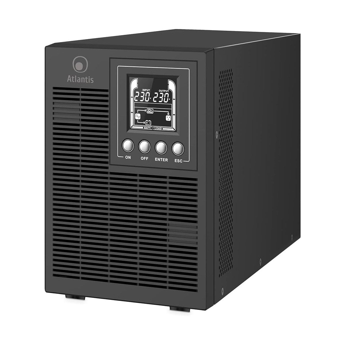 Atlantis-Land Ups Linepower 3002 Pro A03-Op3002P 3000Va/2700W Doppia Conversione Onda Sinusoidale Pura
