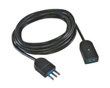 Poly Pool PP0381 Prolunga 3 m Spina e Presa 10 A Nero