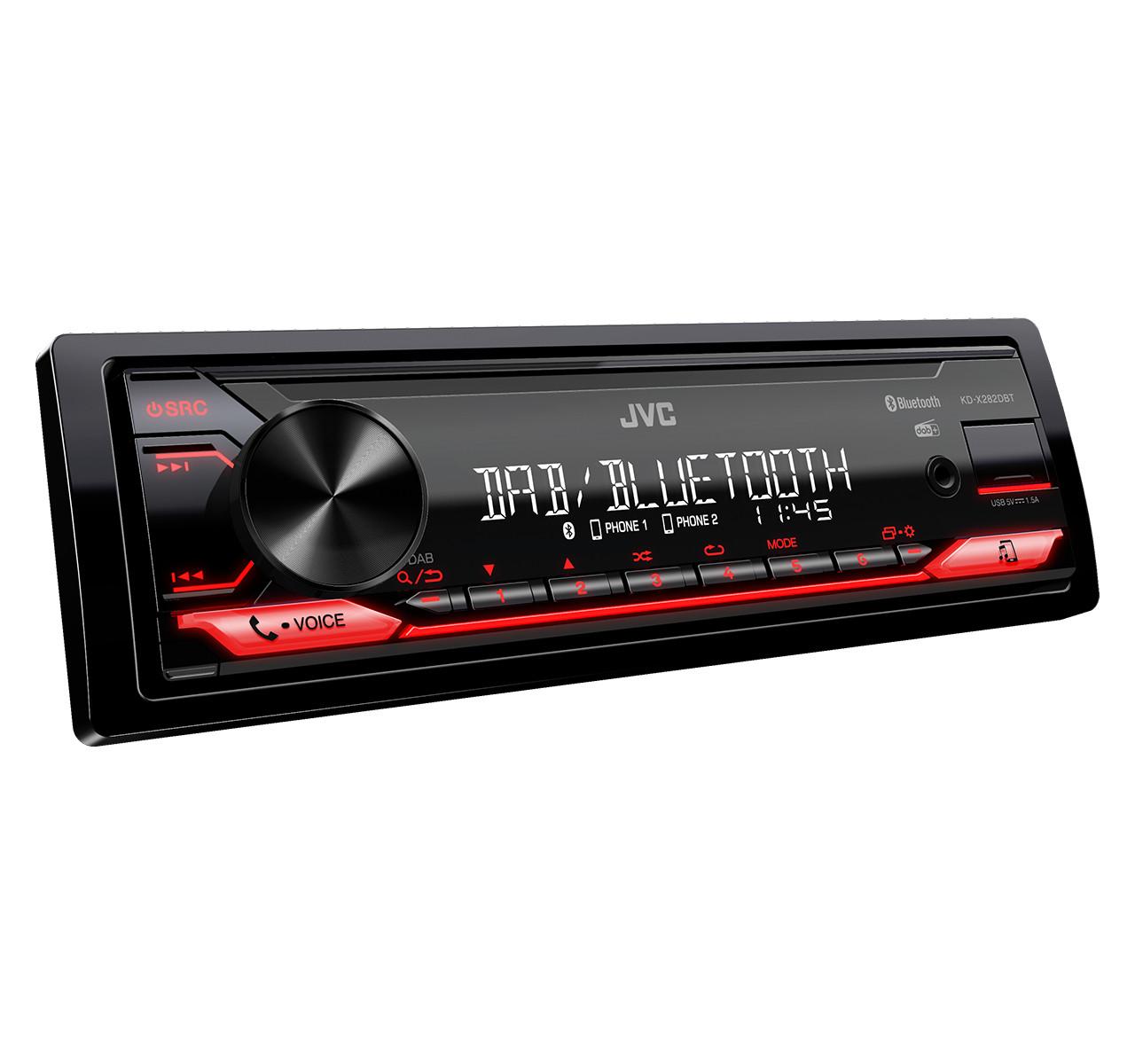 JVC KD-X282DBT Ricevitore multimediale per auto Nero 200 W Bluetooth