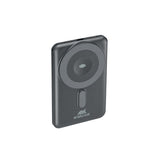 Rivacase VA2607 batteria portatile Polimeri di litio (LiPo) 5000 mAh Carica wireless Nero, Grigio