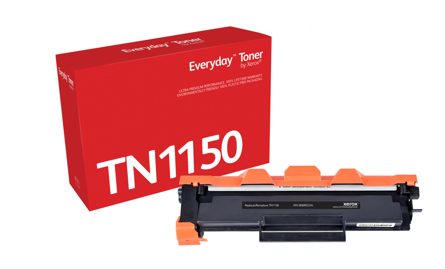 Toner Everyday di Xerox Nero compatibile con Brother TN-1150, Capacità standard