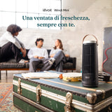 Levoit Windi Mini Ventilatore a torre, 7,0 m/s, 5 velocità, timer da 1 a 12 ore, oscillazione di 90°, portatile, ideale per l’uso sulla scrivania
