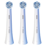Oral-B Testine di Ricambio iO Series Ultimate Clean, Testine Rotonde Originali, Setole CrissCross per pulizia e rimozione della placca avanzate e in profondità. 3 Testine