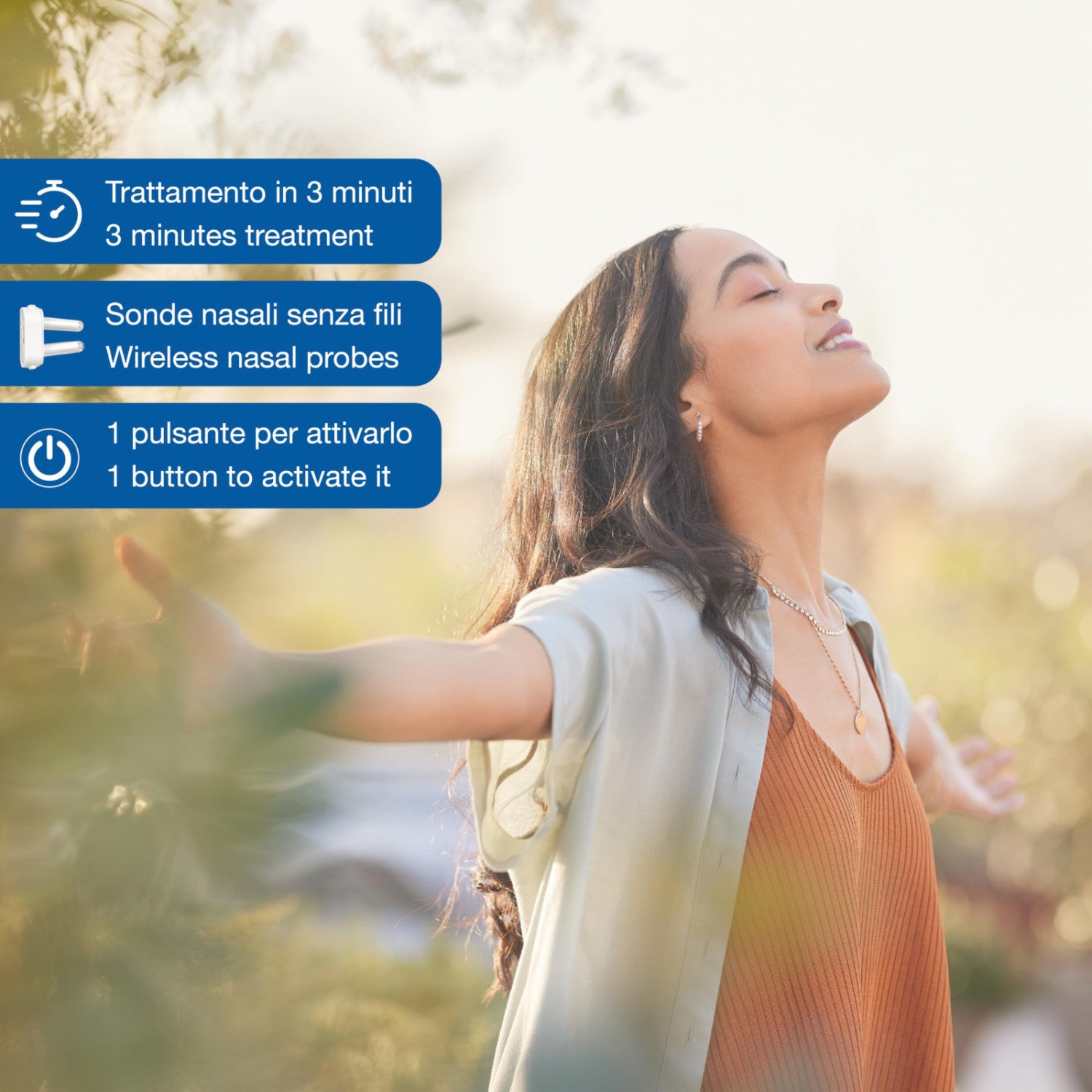 Gima Remedy Dispositivo Di Fototerapia Per Rinite Allergica