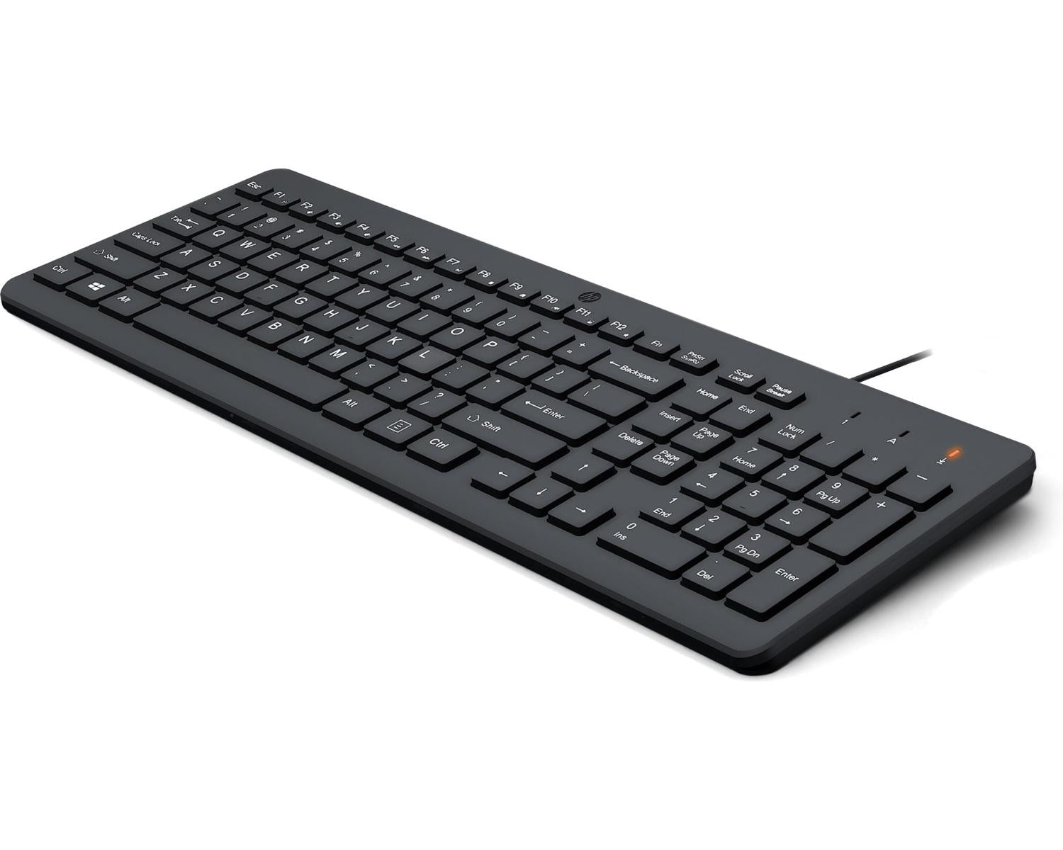 HP 150 Wired Keyboard tastiera USB Nero