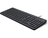 HP 150 Wired Keyboard tastiera USB Nero