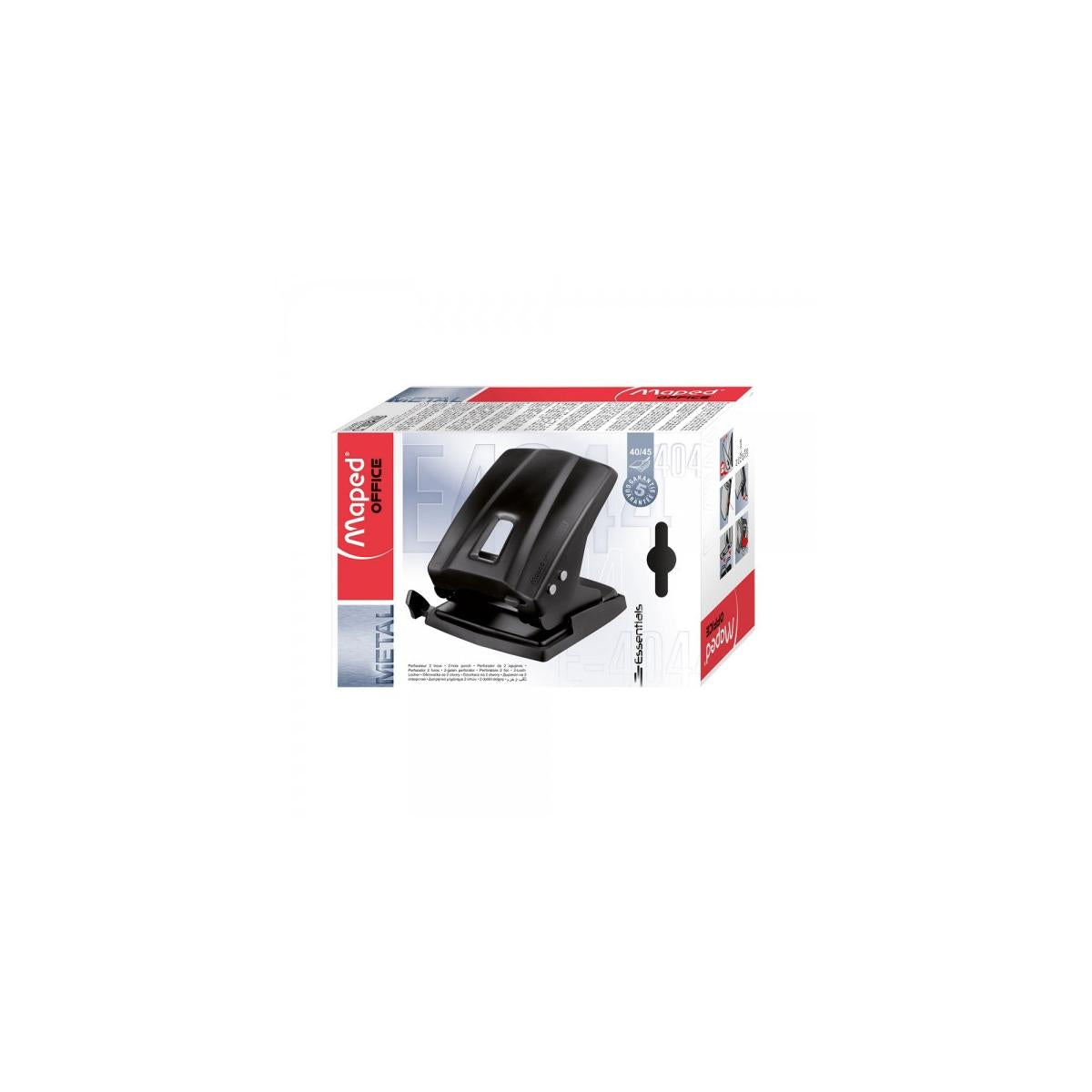 Maped 404411 perforatore e accessori 45 fogli Nero